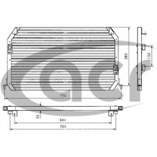 300071 ACR Конденсатор, кондиционер