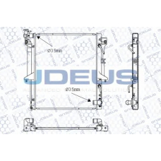018M49 JDEUS Радиатор, охлаждение двигателя