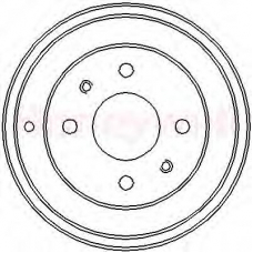 329007B BENDIX Тормозной барабан