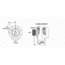 943356575010 MAGNETI MARELLI Генератор