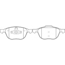 FP1230 FIT Комплект тормозных колодок, дисковый тормоз