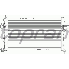 207 398 TOPRAN Радиатор, охлаждение двигателя