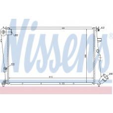 61387 NISSENS Радиатор, охлаждение двигателя