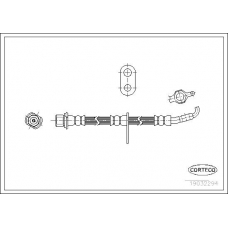 19032294 CORTECO Тормозной шланг