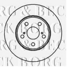 BBD4104 BORG & BECK Тормозной диск