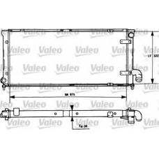 731269 VALEO Радиатор, охлаждение двигателя