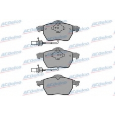 AC604881D AC Delco Комплект тормозных колодок, дисковый тормоз