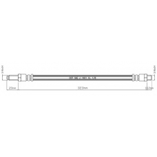 VBH342 MOTAQUIP Тормозной шланг