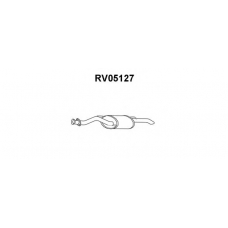 RV05127 VENEPORTE Глушитель выхлопных газов конечный