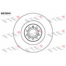 BS7081H FTE Тормозной диск