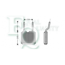 RR0023 EQUAL QUALITY Теплообменник, отопление салона
