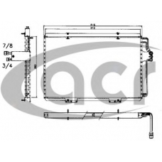 300448 ACR Конденсатор, кондиционер