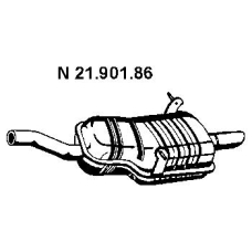 21.901.86 EBERSPACHER Глушитель выхлопных газов конечный