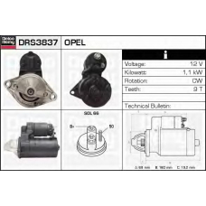 DRS3837 DELCO REMY Стартер