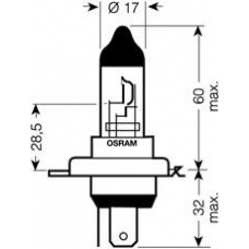64193SUP-01B OSRAM Лампа накаливания, фара дальнего света; лампа нака