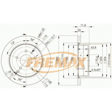 BD-9049-50 FREMAX Тормозной диск