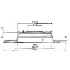 BDC4751 QUINTON HAZELL Тормозной диск