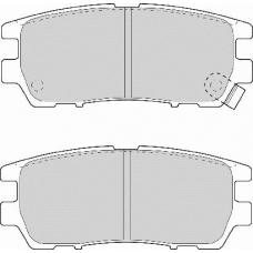 FD6736N NECTO Комплект тормозных колодок, дисковый тормоз