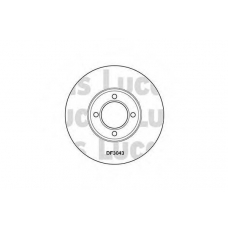 DF3043 TRW Тормозной диск