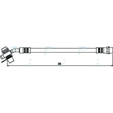 HOS3520 APEC Тормозной шланг