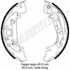 046.207Y TRUSTING Комплект тормозных колодок