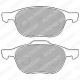 LP1869 DELPHI Комплект тормозных колодок, дисковый тормоз