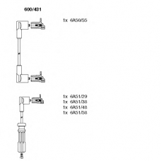 600/431 BREMI Комплект проводов зажигания