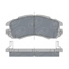 SP 210 SCT Комплект тормозных колодок, дисковый тормоз