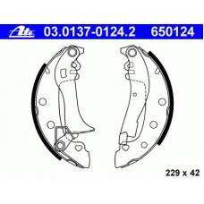03.0137-0124.2 ATE Комплект тормозных колодок