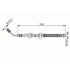 1 987 476 372 BOSCH Тормозной шланг