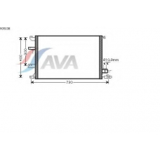 VO5138 AVA Конденсатор, кондиционер
