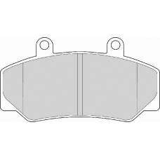 FD6136A NECTO Комплект тормозных колодок, дисковый тормоз