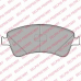 LP2104 DELPHI Комплект тормозных колодок, дисковый тормоз