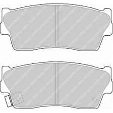 FDB712 FERODO Комплект тормозных колодок, дисковый тормоз