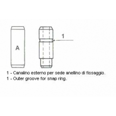 01-1282 METELLI Guidavalvola standard / standard valve guide