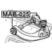 MAB-025 FEBEST Подвеска, рычаг независимой подвески колеса