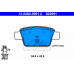 13.0460-3991.2 ATE Комплект тормозных колодок, дисковый тормоз
