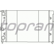 102 572 TOPRAN Радиатор, охлаждение двигателя