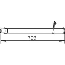 32505 DINEX Труба выхлопного газа