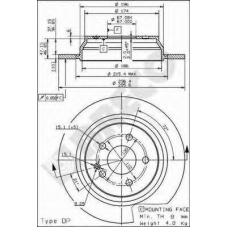 BS 7626 BRECO Тормозной диск