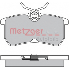 1170025 METZGER Комплект тормозных колодок, дисковый тормоз