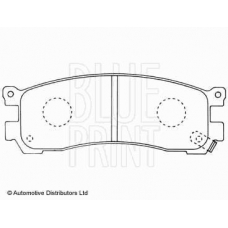 ADM54271 BLUE PRINT Комплект тормозных колодок, дисковый тормоз