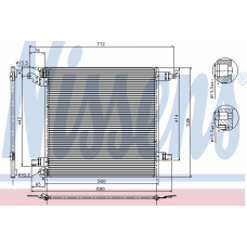 94568 NISSENS Конденсатор, кондиционер