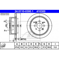 24.0110-0300.1 ATE Тормозной диск