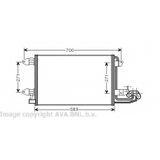 VW5209 AVA Конденсатор, кондиционер