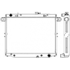 3462-1001 SAKURA  Automotive Радиатор, охлаждение двигателя