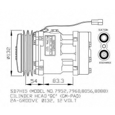 32274 NRF Компрессор, кондиционер