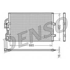 DCN07040 DENSO Конденсатор, кондиционер