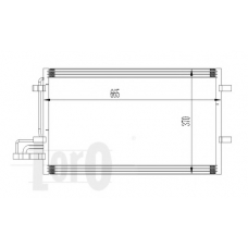 017-016-0015 LORO Конденсатор, кондиционер