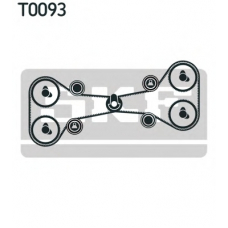 VKMA 02510 SKF Комплект ремня грм